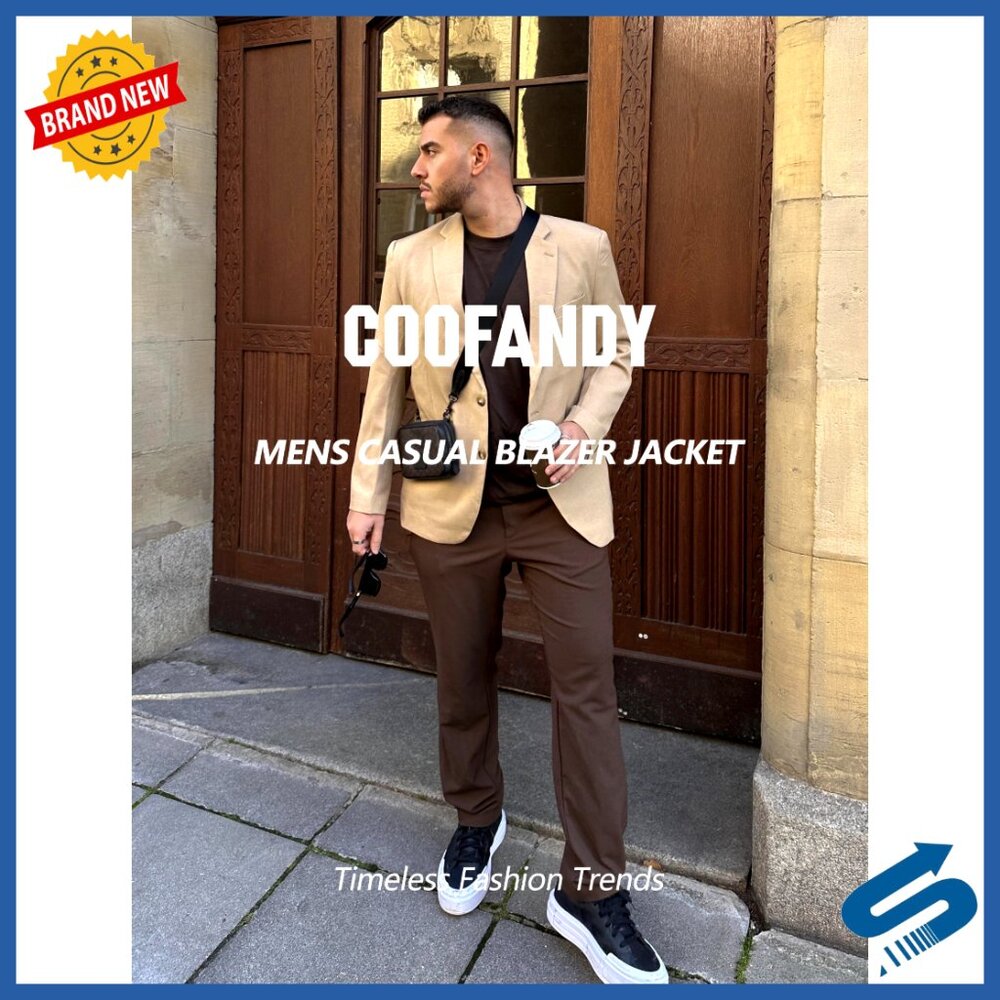 Lightweight Regular Fit Blazer, Two Button Sport … - image 7